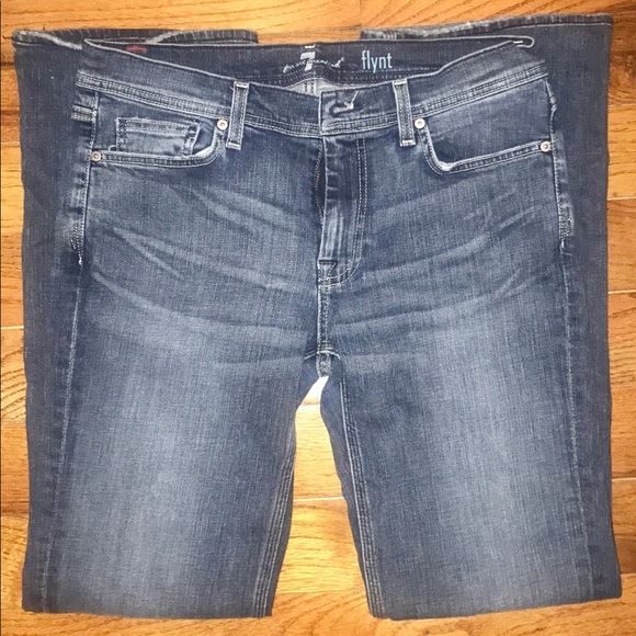 |7 for all Mankind| Blue Flynt Jeans - Size 31 - Picture 4 of 8